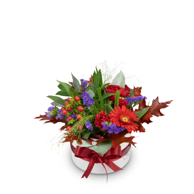 podzimní květinový box